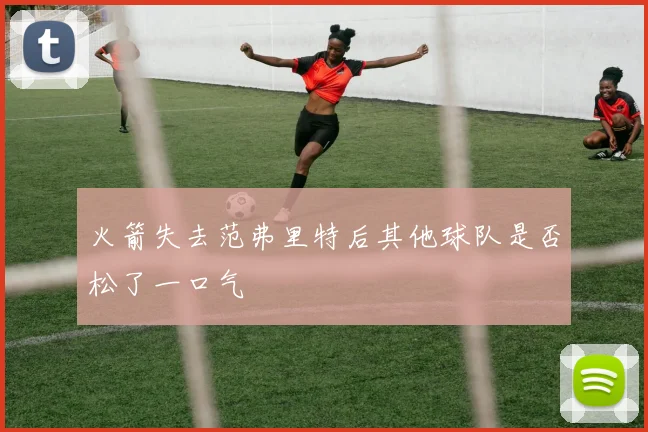 火箭失去范弗里特后其他球队是否松了一口气